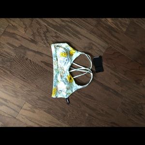 Hurley QD Ventura Surf Top Sz L Mint Floral